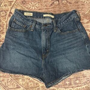 Levi's Women's Blue Denim Shorts